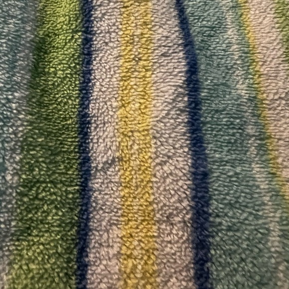 Cacique Soft Striped Hooded Robe or Swim Coverup Size 26-28 - Picture 9 of 9